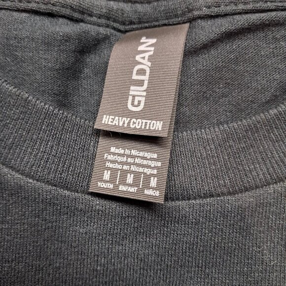 Dabbing Turkey Tee (Youth Medium, Black, Gildan Heavy Cotton) - Picture 2 of 5